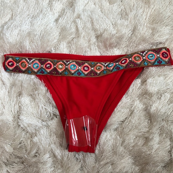 ASOS south beach red bikini bottom - Picture 2 of 5